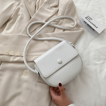 Semi-round bag one-shoulder stiletto bag