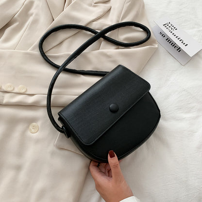 Semi-round bag one-shoulder stiletto bag