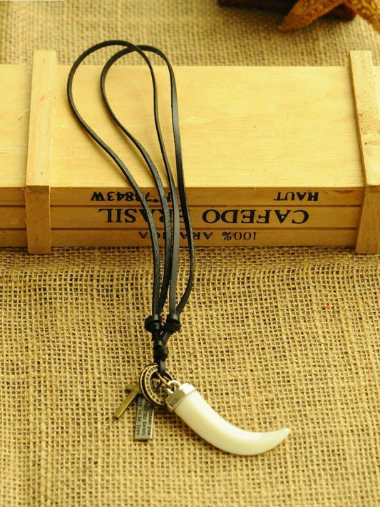 Ethnic-style Tooth Pattern Necklaces Accessories