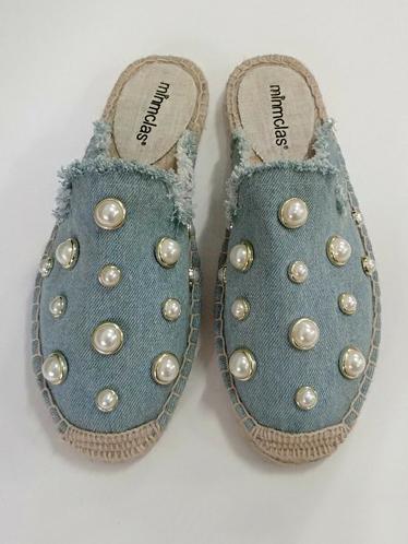Fashion Bead Mules&Slides Shoes