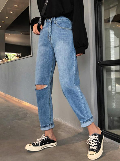 Urban Denim Hollow Jean Pants