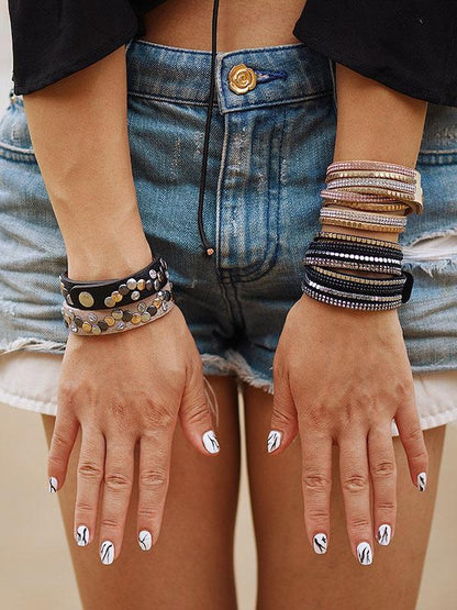 Punk Multilayer 2 Colors Bracelet Accessories