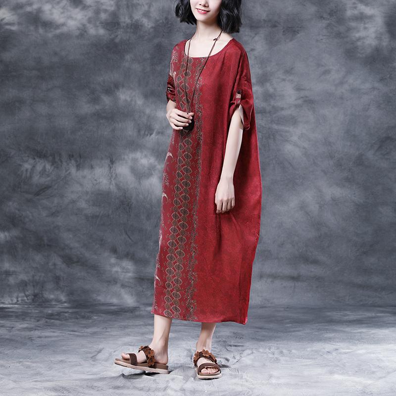 Summer Short Sleeve Floral Pocket Dress