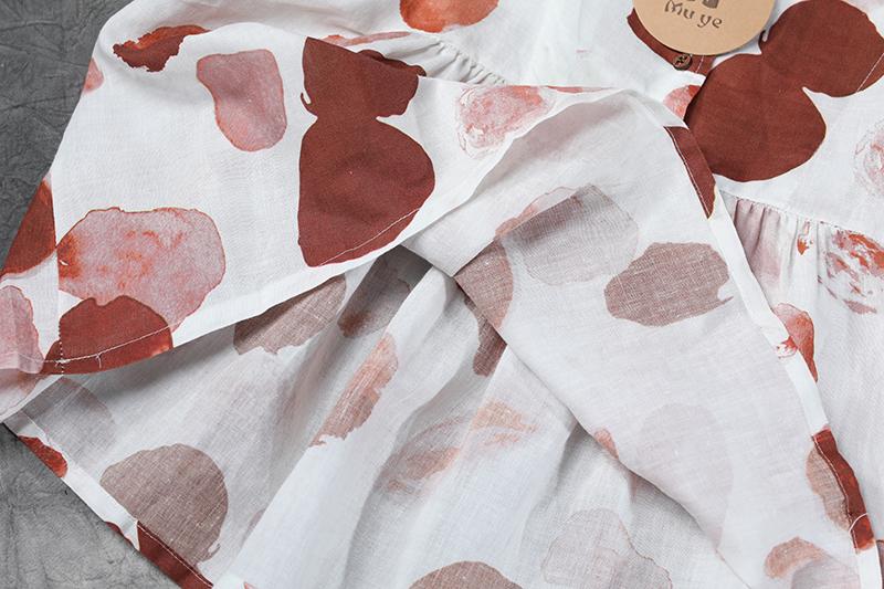 Short Sleeve Summer High-low Hem Pleated Tops