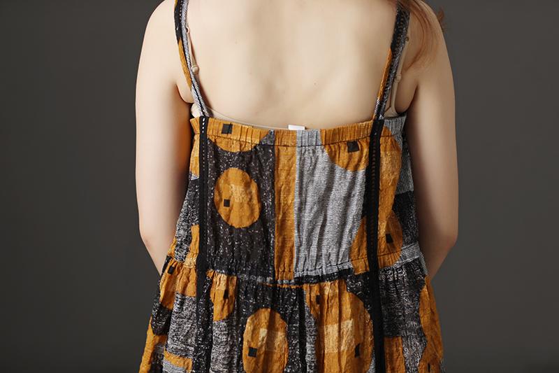 Retro Summer Lacing Suspender Dress