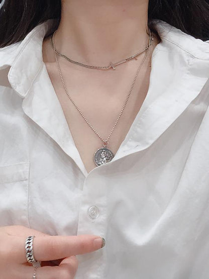 Simple Silver Necklace