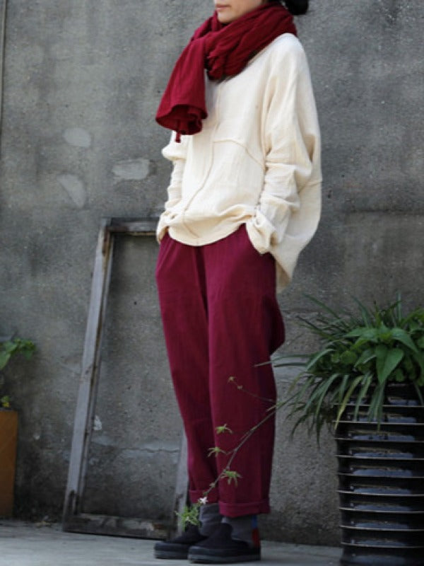 BIG COTTON SOLID LONG SHAWL