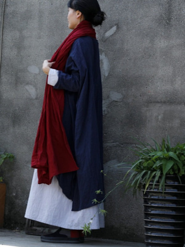 BIG COTTON SOLID LONG SHAWL