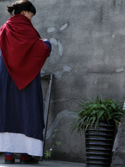 BIG COTTON SOLID LONG SHAWL