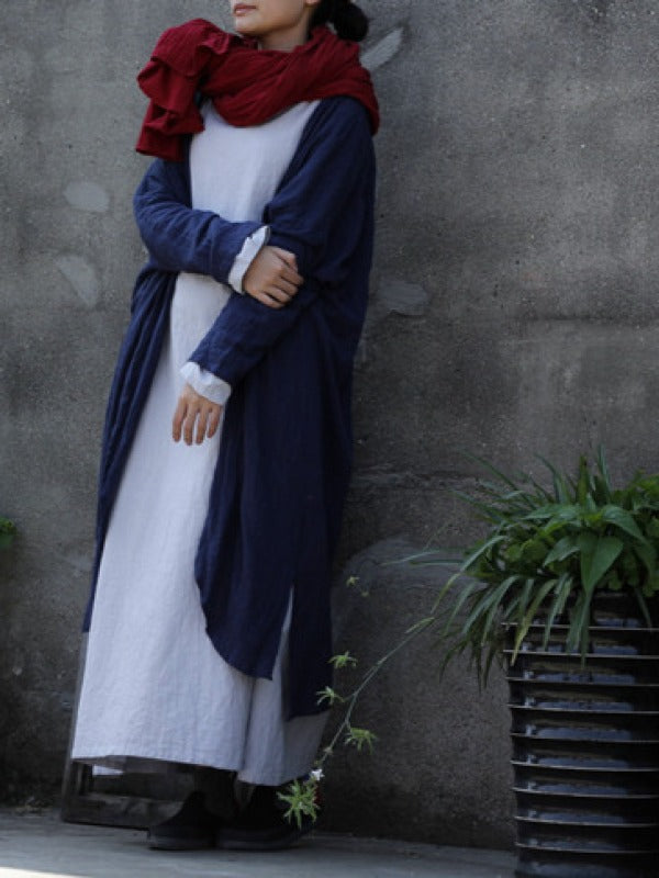 BIG COTTON SOLID LONG SHAWL