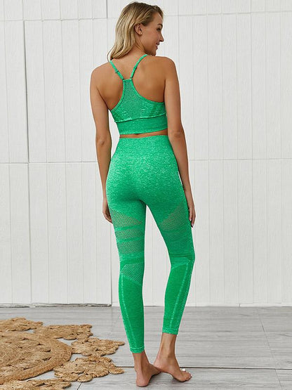 Seamless Tank&Fitness Leggings Suits