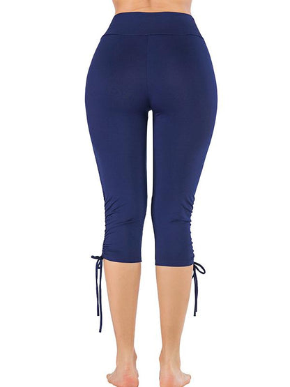 Plus Size Drawstring Leggings