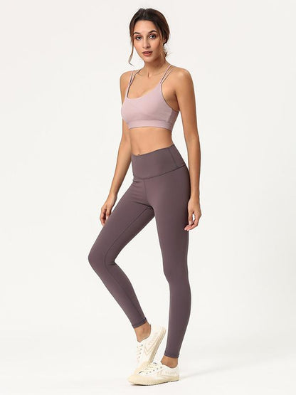 Spaghetti-neck Padded Sports Bras