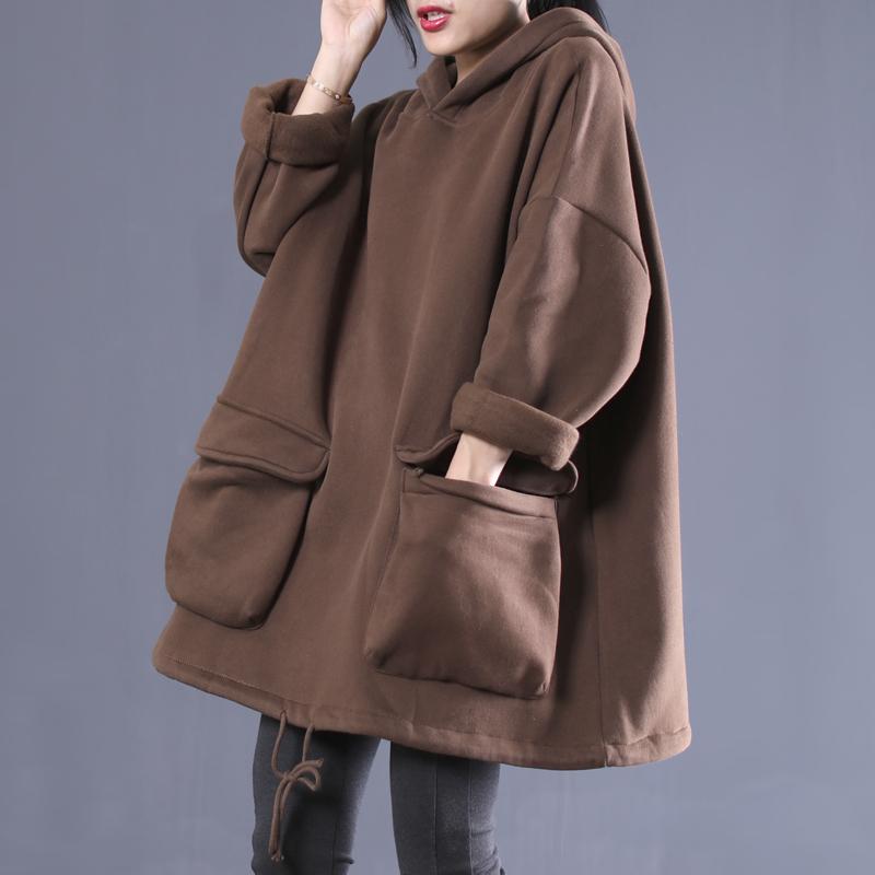 Buykud Casual Solid Color Thickened Plus Velvet Coat