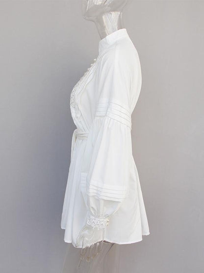 Lantern Sleeve French Style Fairy Mini Dress