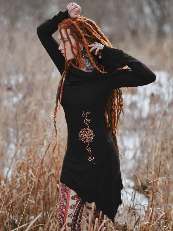 Vintage Cropped Wrap Mini Dresses