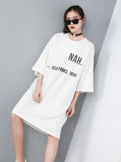 Printed Loose Plus Size Fashion T-shirt Top
