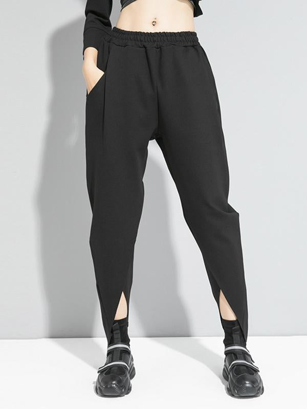 Original Solid Irregularity Harem Pants