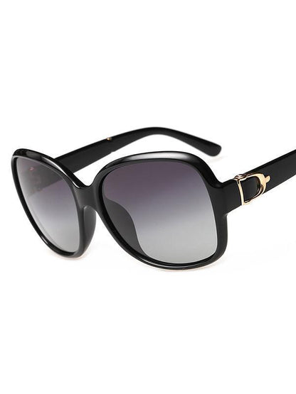Classical Retro Ultra-violet Ray Intercepting Big Frame Sunglasses