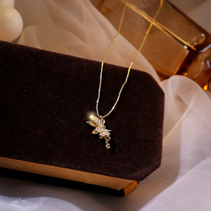 WHOLESALE copper micro-inlaid zircon cute necklace