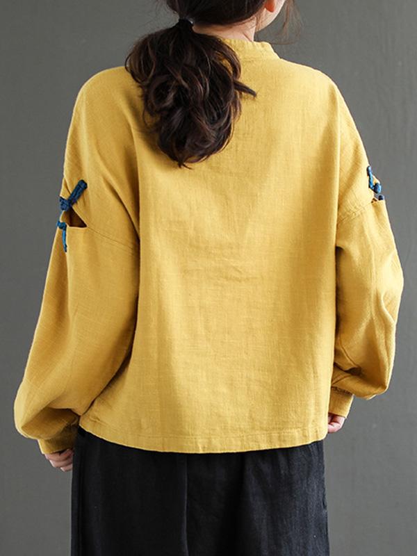 Artistic Retro Long Sleeve T-Shirts Tops