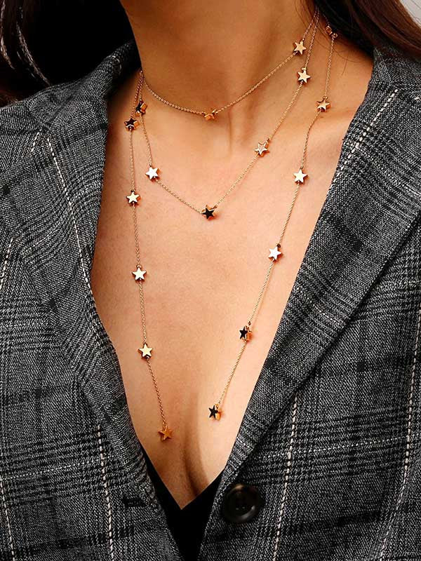 Fashion Star Multi-Layer Necklace