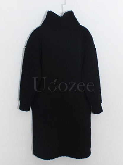 Loose Lamb Wool Outwear