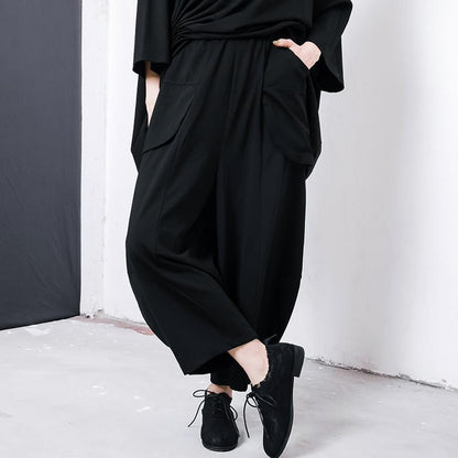 Comfortable Solid Color Big Pockets Bloomers