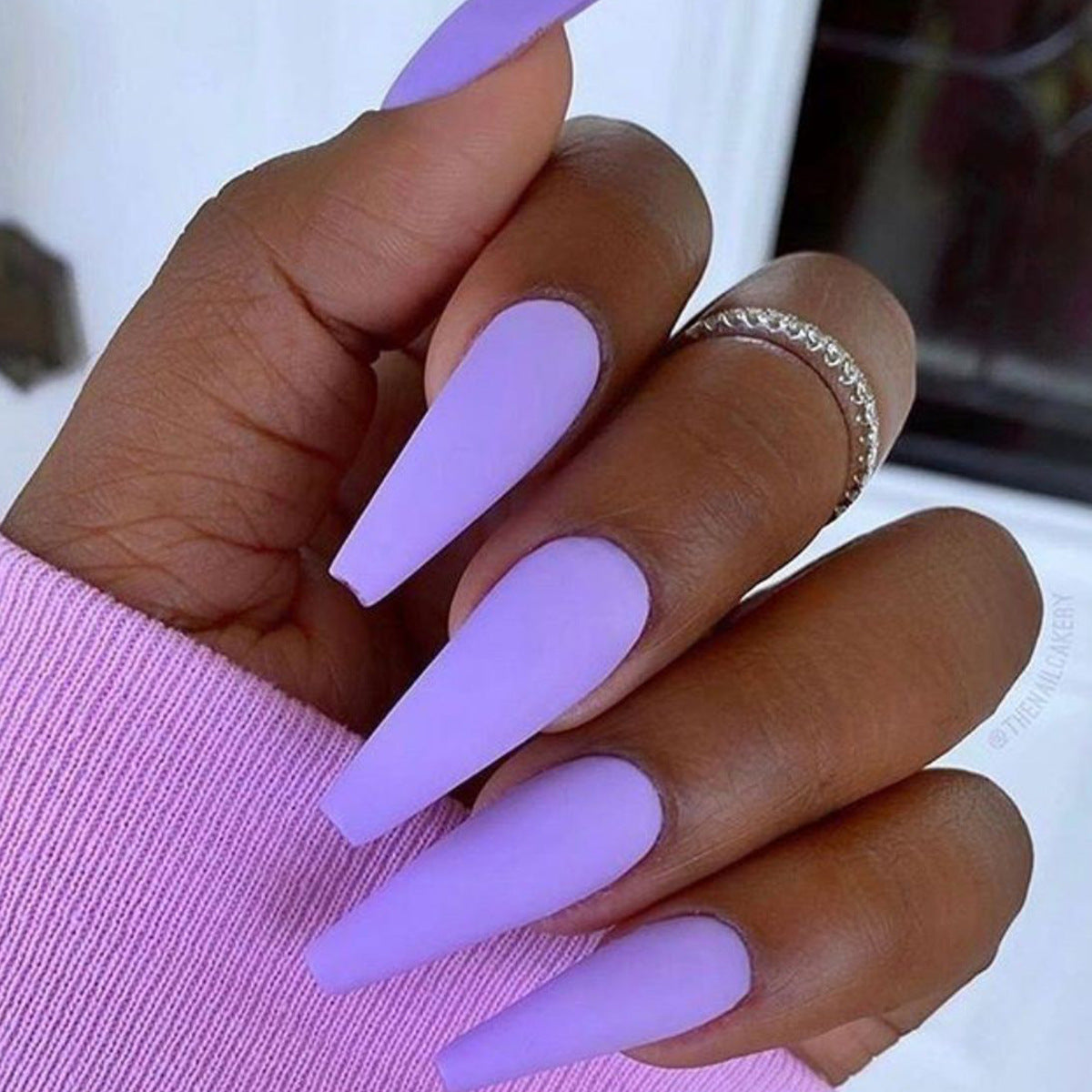 Ballet solid matte PRESS ON NAILS