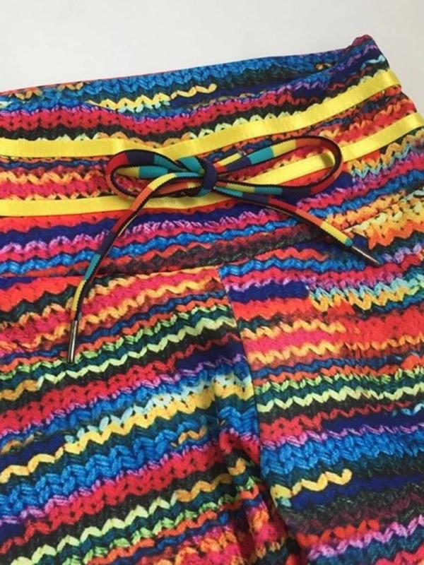 Wool Knitting Printed Yoga&Gym Leggings