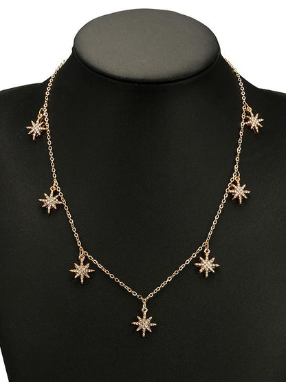Vintage Star Pattern Necklaces Accessories