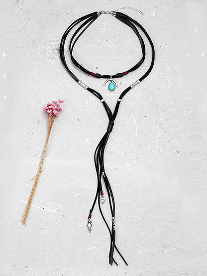Bohemian Blue turquoise Necklaces Accessories