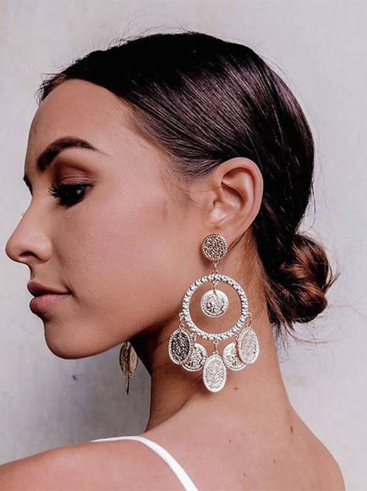 Fashion Bohemia Hollow Earrings