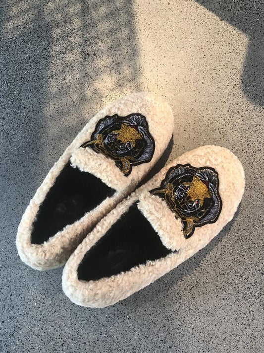 Wool Flat Fur Fashion Shoes