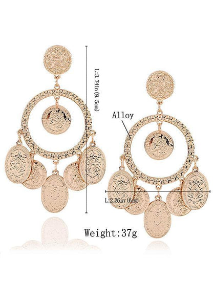 Fashion Bohemia Hollow Earrings