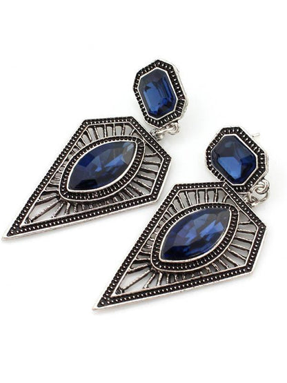 Bohemian Vintage Ethnic Earrings Triangle Water Drops Earrings