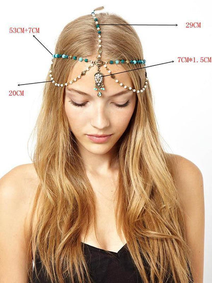 Bohemia Tophus Tassels Headwear Accessories