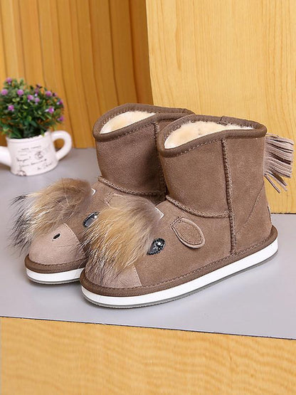 Warm Animal Cartoon Children'S Tube Cotton Boots