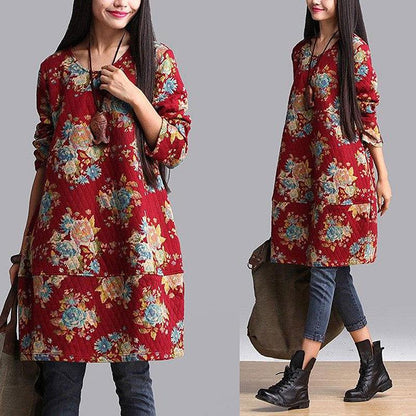 Women cotton print blouse