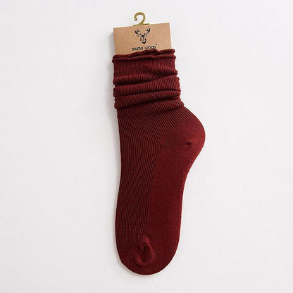 Cotton Knitted Casual Women Keep Warm Socks