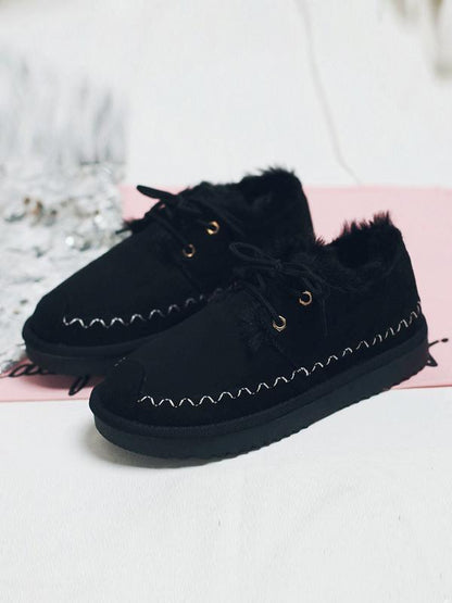 Casual Trendy Winter Flat Snow Boots