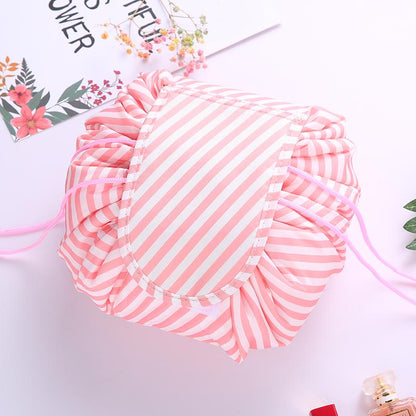 Portable Drawstring Cosmetic Bag Travel Makeup Pouch Toiletry Bag