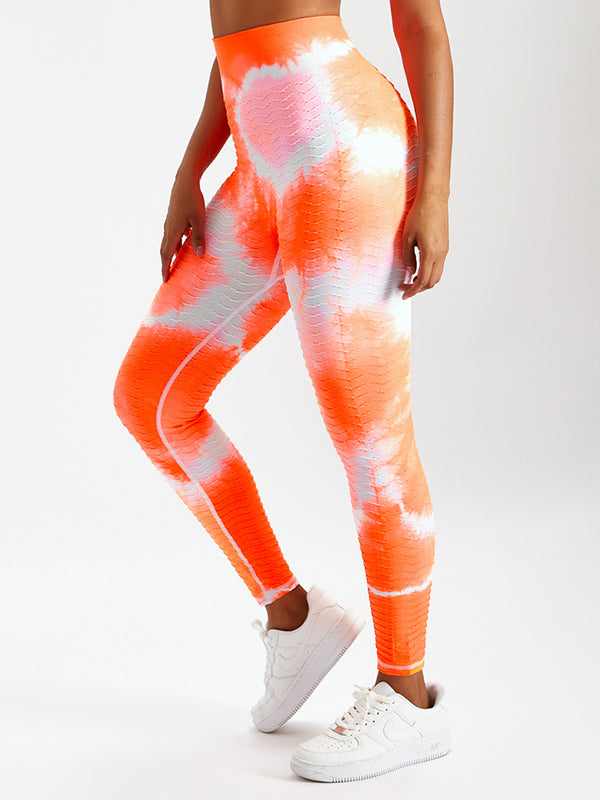 Tie-Dyed Seamless Leggings