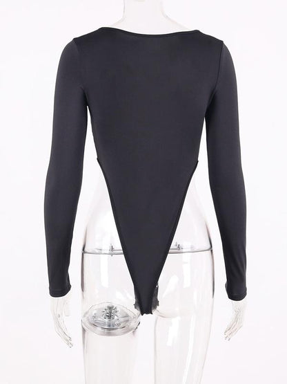 Split-joint Long Sleeves Sports Rompers