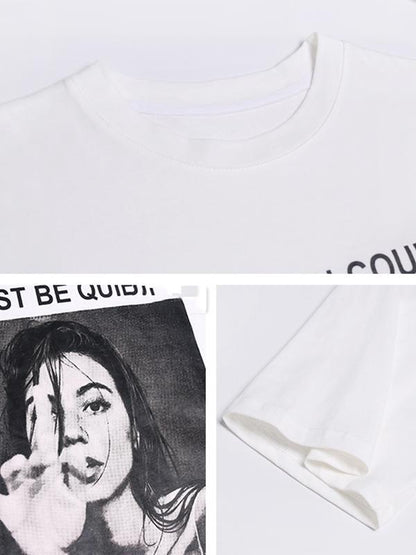 Original Printed Round-Neck Dress