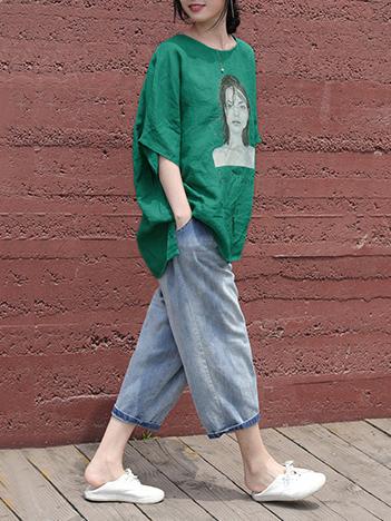 Original Printed Portrait T-Shirt