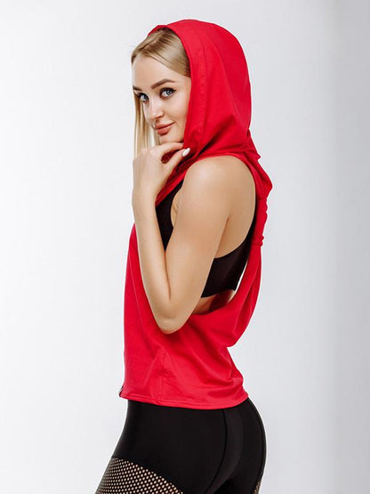 Sports Fashion Backless Hoodies