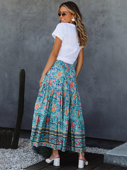 National Printed Bohemia Skirt