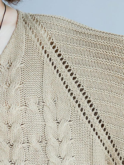 Casual Batwing Knitting Sweater
