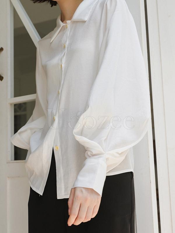 Retro Puff Sleeve Shirt